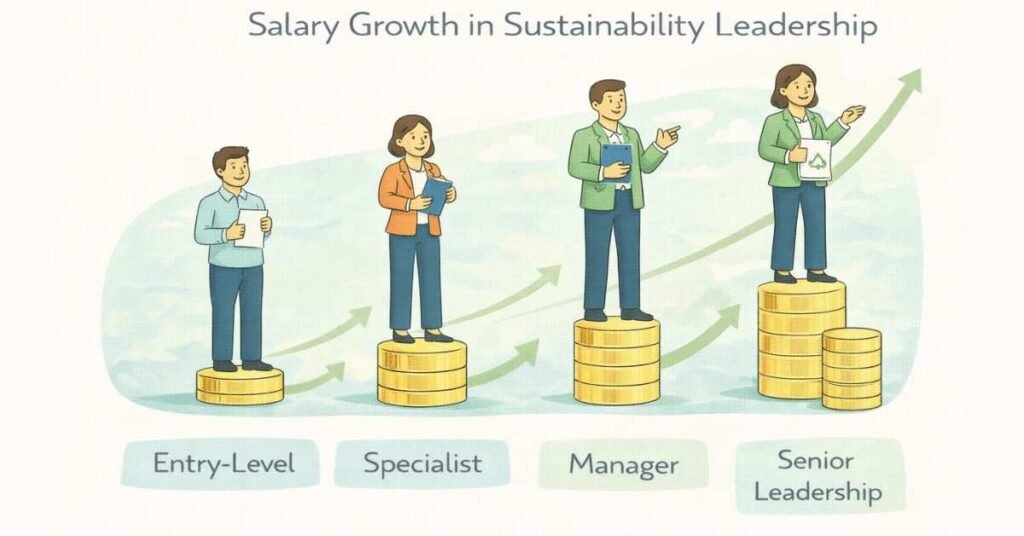Environmental services salary growth in India