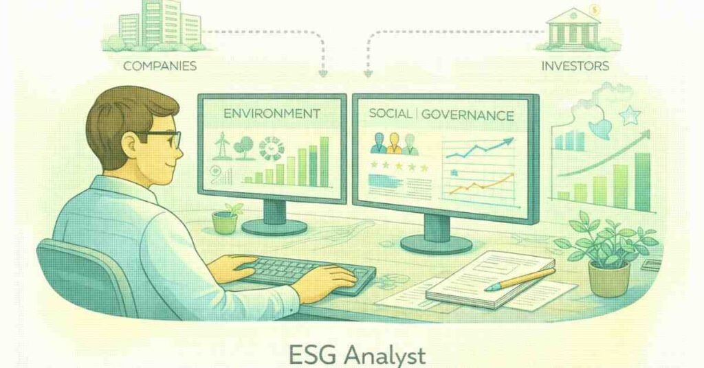 ESG analyst career guide skills salary roadmap