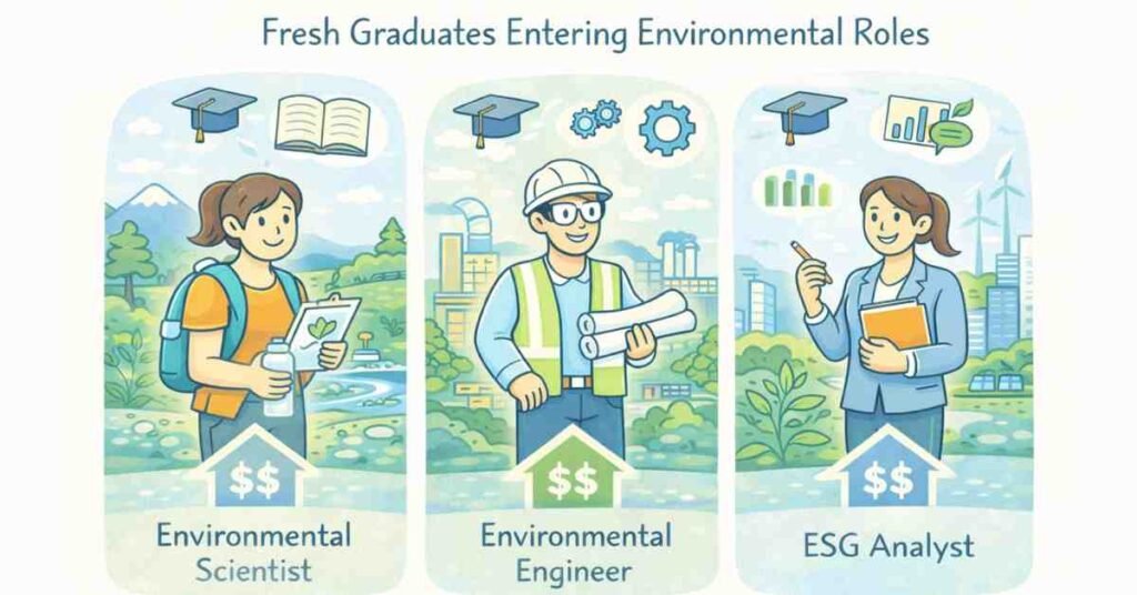 Entry level environmental jobs salary India