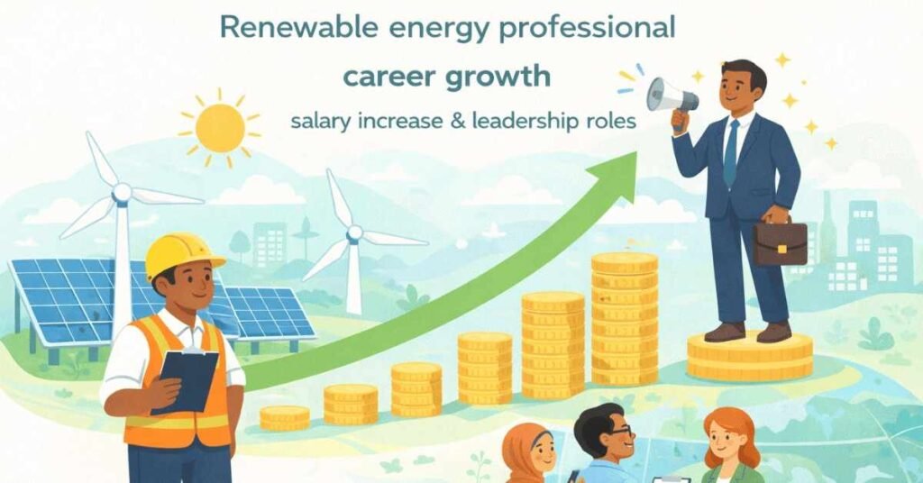 Renewable energy career salary growth