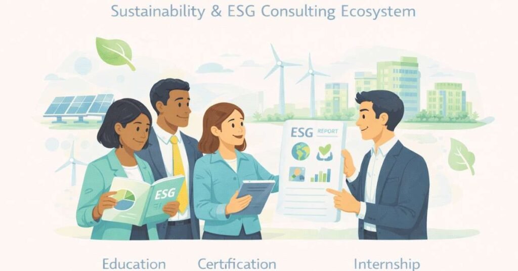 Sustainability & ESG consulting ecosystem