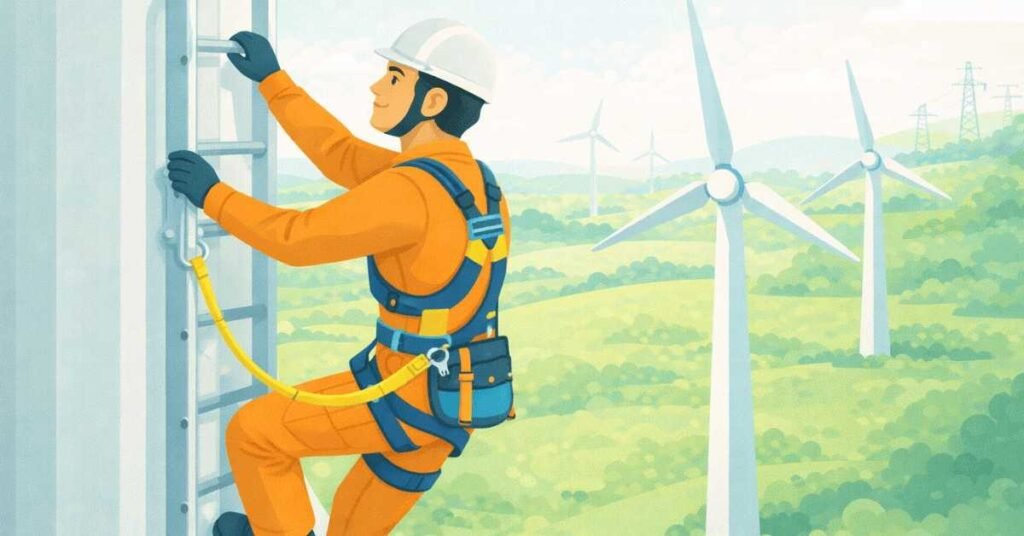 Wind turbine technician