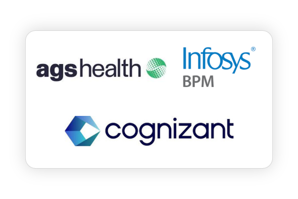 AGS Health, Infosys BPM and Cognizant Flm Walk-in Drives