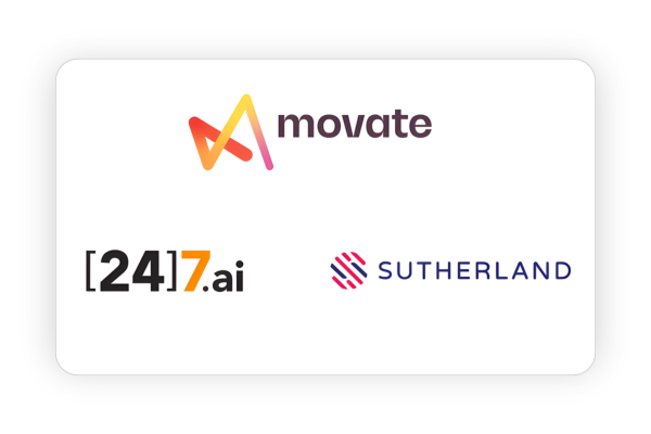 Movate Technologies , [24]7.ai ,Sutherland, Flm Walkin Drives
