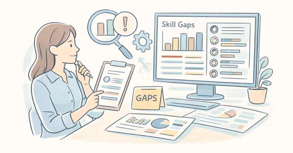 HR analyzing workforce skills