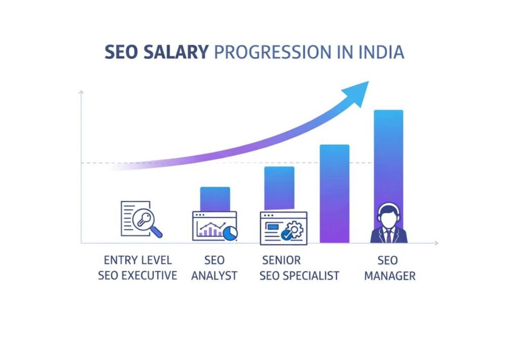 SEO specialist salary growth in India