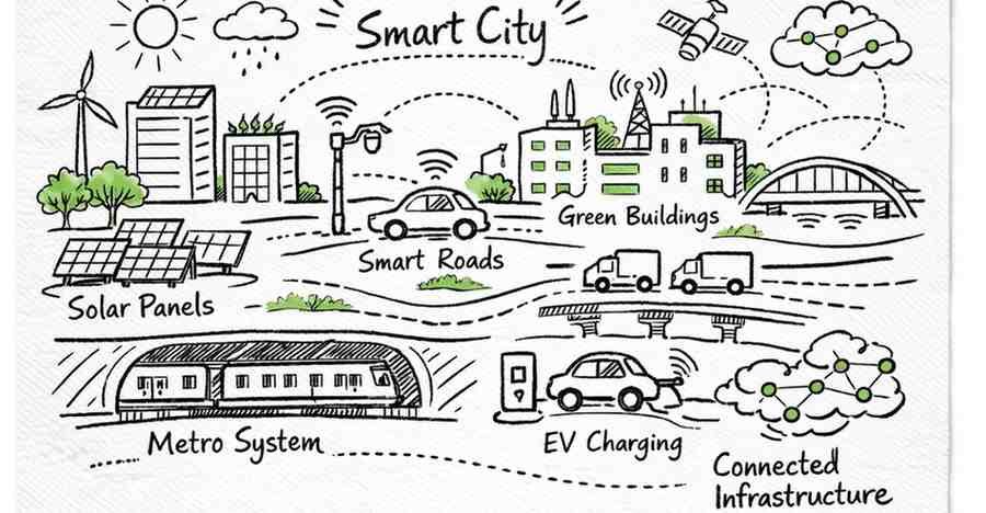 Futuristic sustainable city
