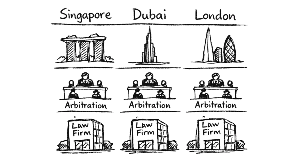 Napkin style career progression roadmap for lawyers moving from India practice to global law firms