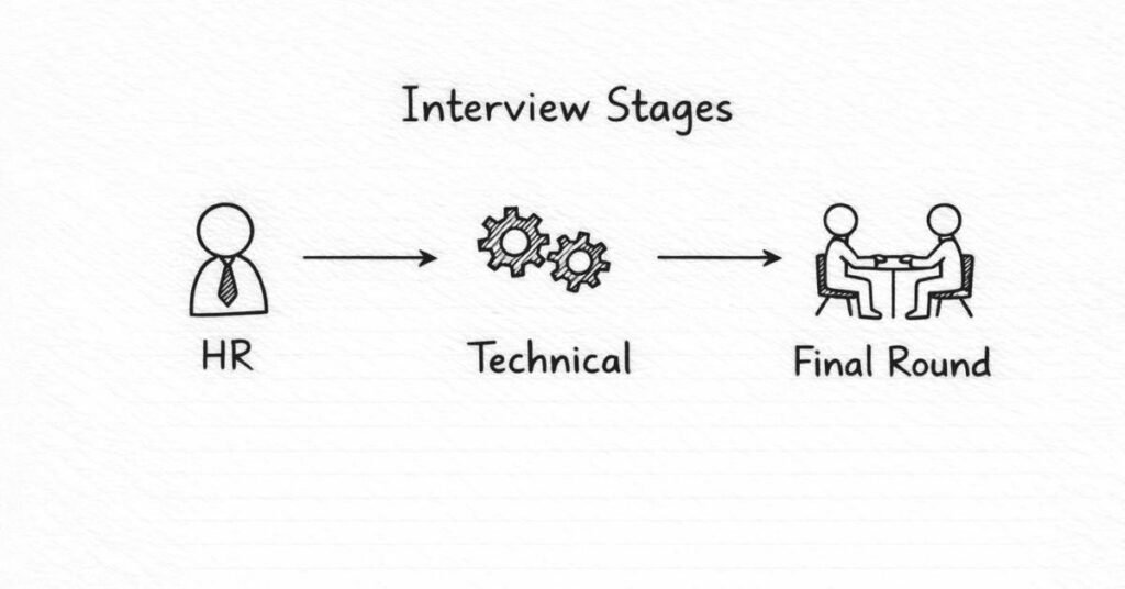 Interview stages flow
