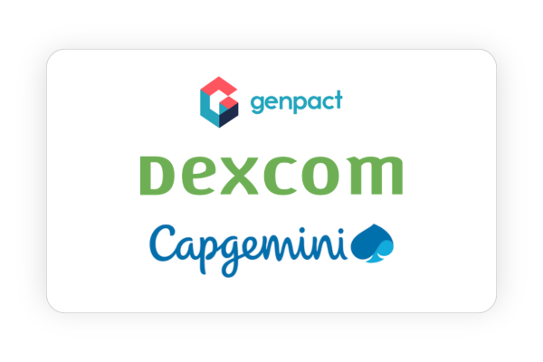 Genpact, Capgemini and Dexcom