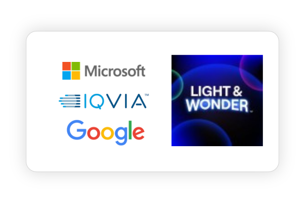 Microsoft, Google, Iqvia and Light & Wonder