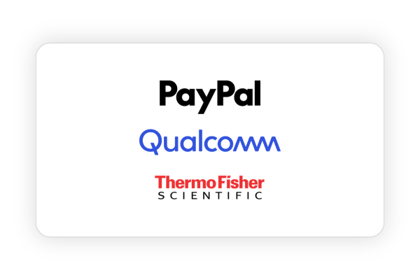 Paypal, Qualcomm and thermofisher flm poster