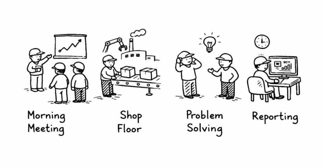 Day-in-life workflow