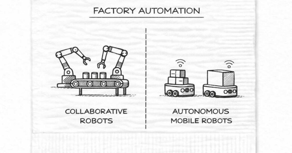 Cobots + AMR robots