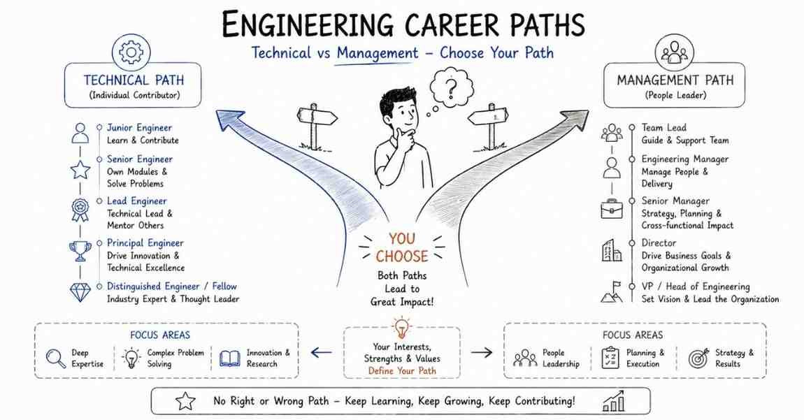 Technical vs Management split