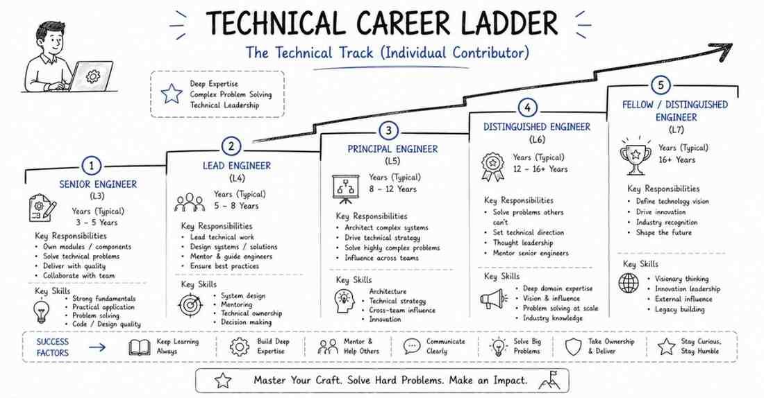 Technical ladder hierarchy