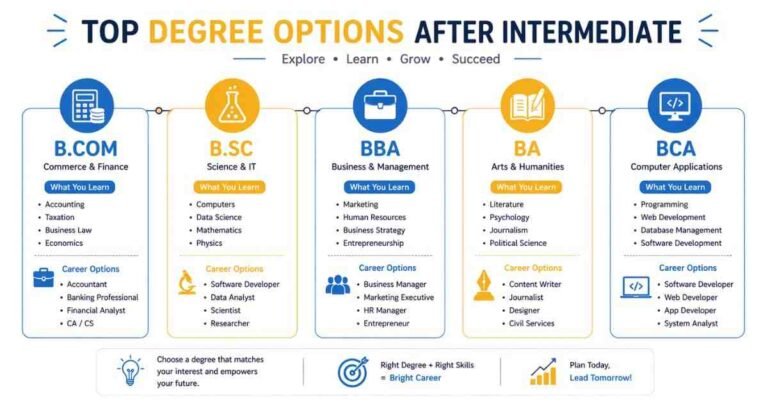 Degree Roadmap After Inter: Complete Career Guide