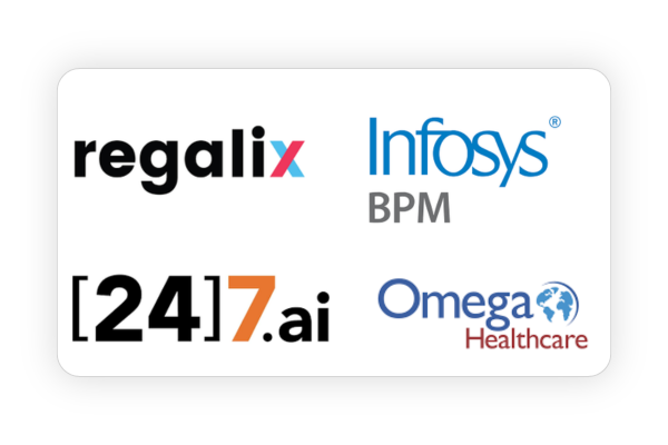 Regalix, Infosys BPM, 24 7 ai and Omega Health Care flm Walk-in Drives