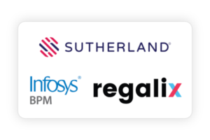 Sutherland, Infosys BPM and Regalix Flm Walk-in Drives