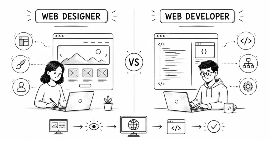 web design vs web develop