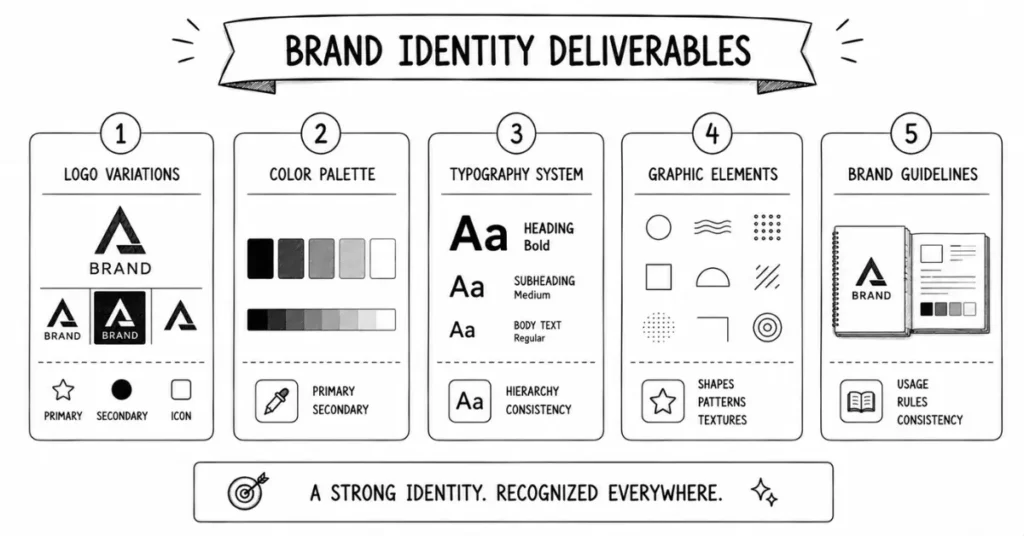 brand identity design deliverables