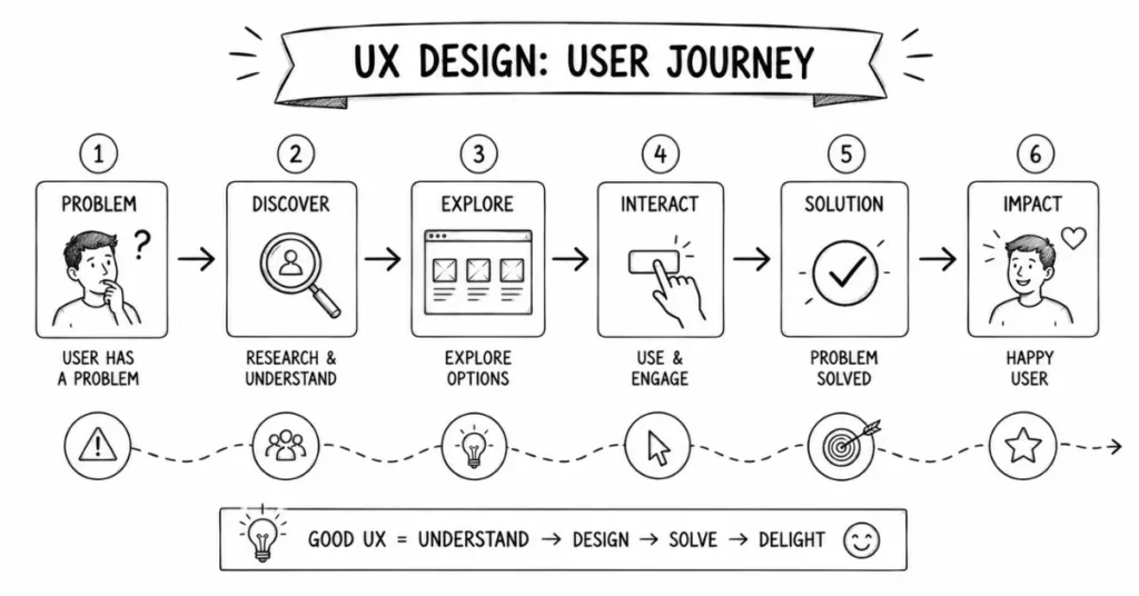 ux design user journey flow