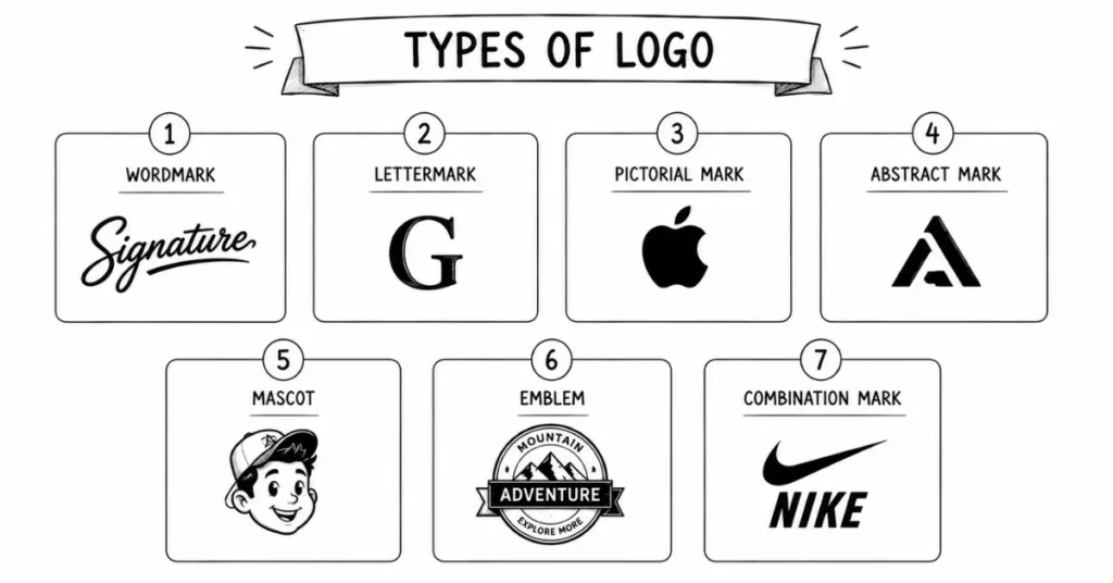 types of logos in brand identity