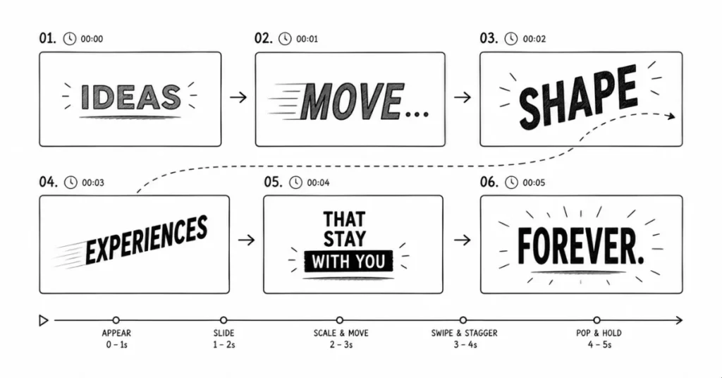 kinetic typography in motion design