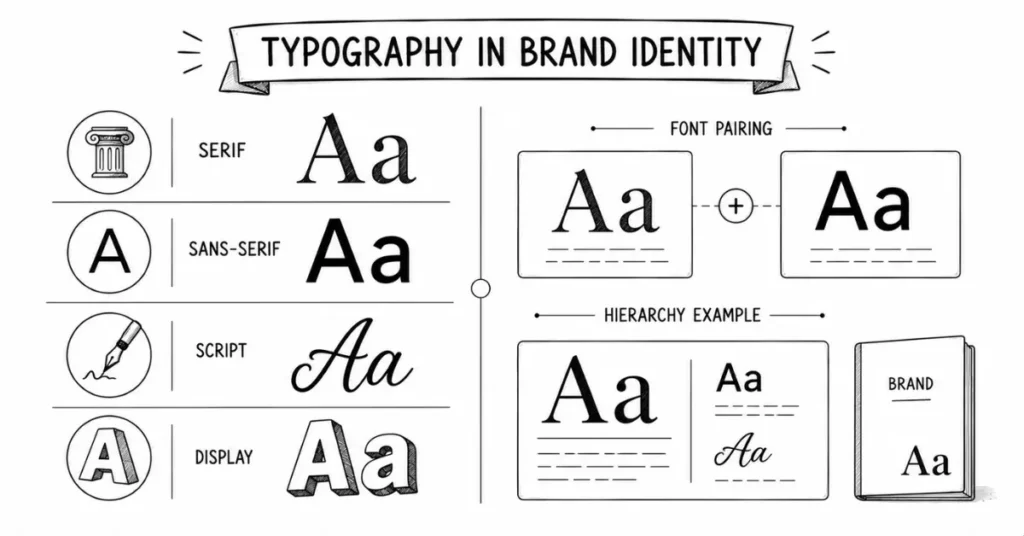 typography in brand identity design