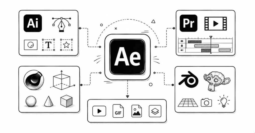 after effects and motion graphics tools