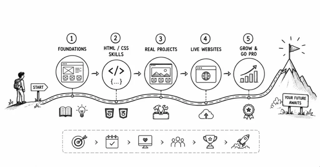 web design career roadmap