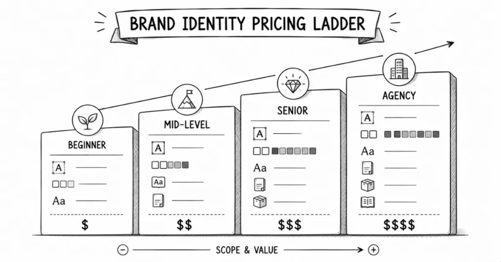 brand identity design pricing in India