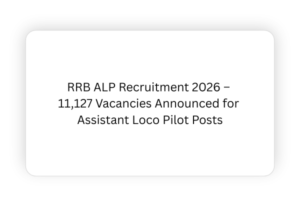 RRB ALP Recruitment flm Govt Jobs