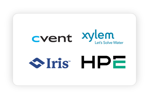 HPE, Iris, Xylem and Cvent