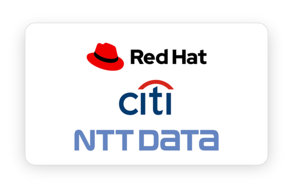 Red hat, Citi and NTT Data