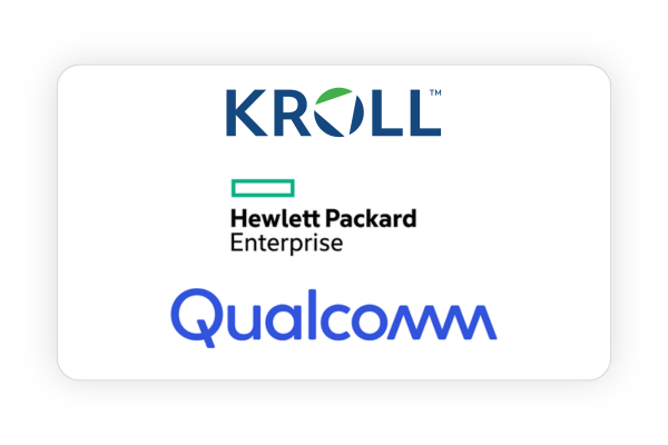 Qualcomm, Kroll and HPE