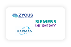 Zycus, Harman, Siemens energy