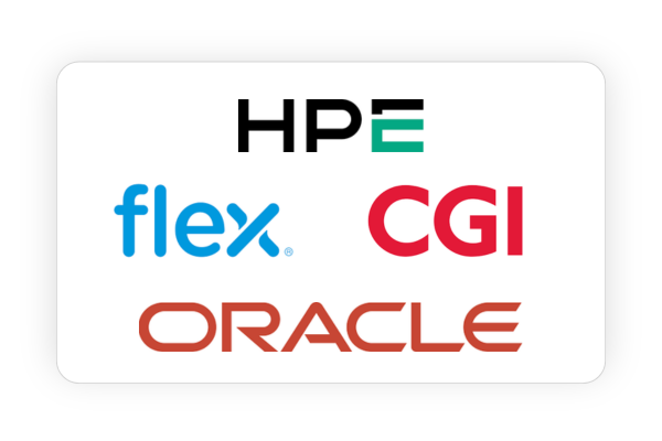 HPE, Flex, CGI & Oracle