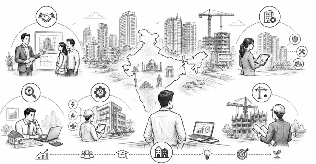 real estate career guide India | FLM | frontlines edutech