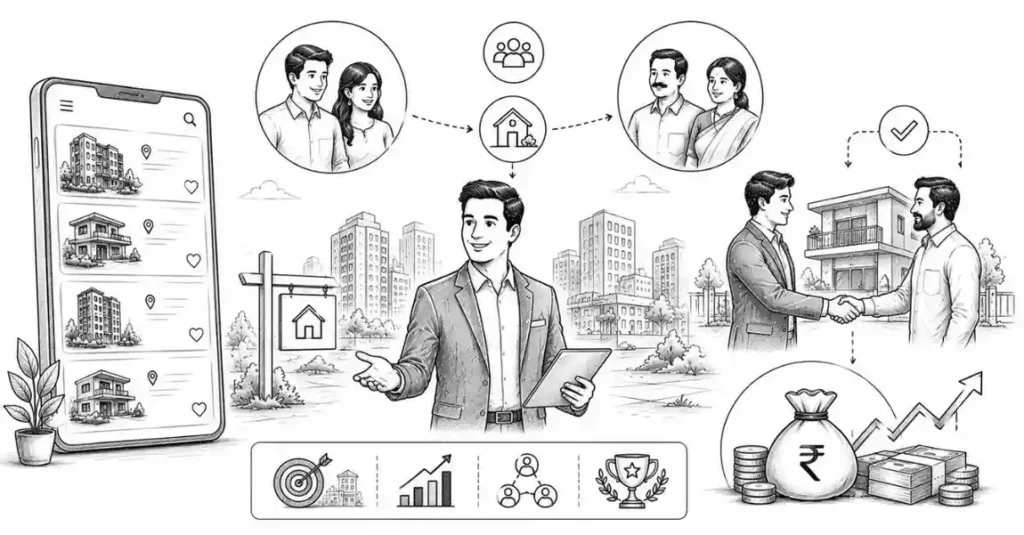 real estate sales agent career India | flm | frontlines edutech