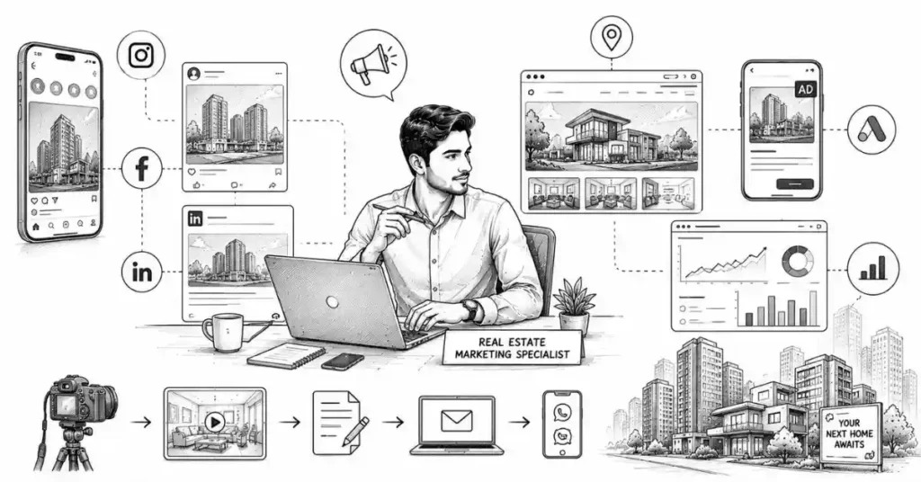 real estate marketing career India | FLM | FRONTLINES EDUTECH