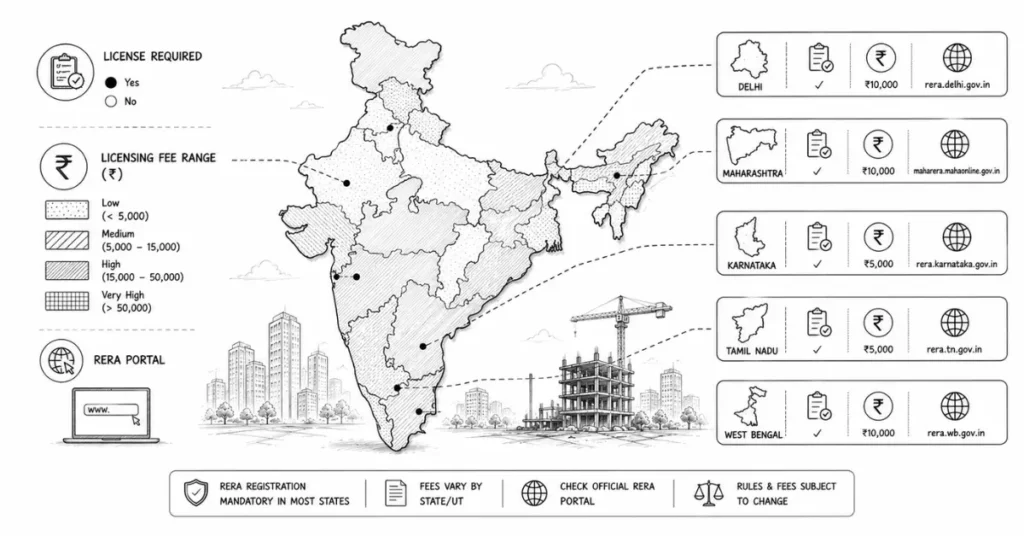 state-wise RERA licensing India | FLM | frontlines edutech