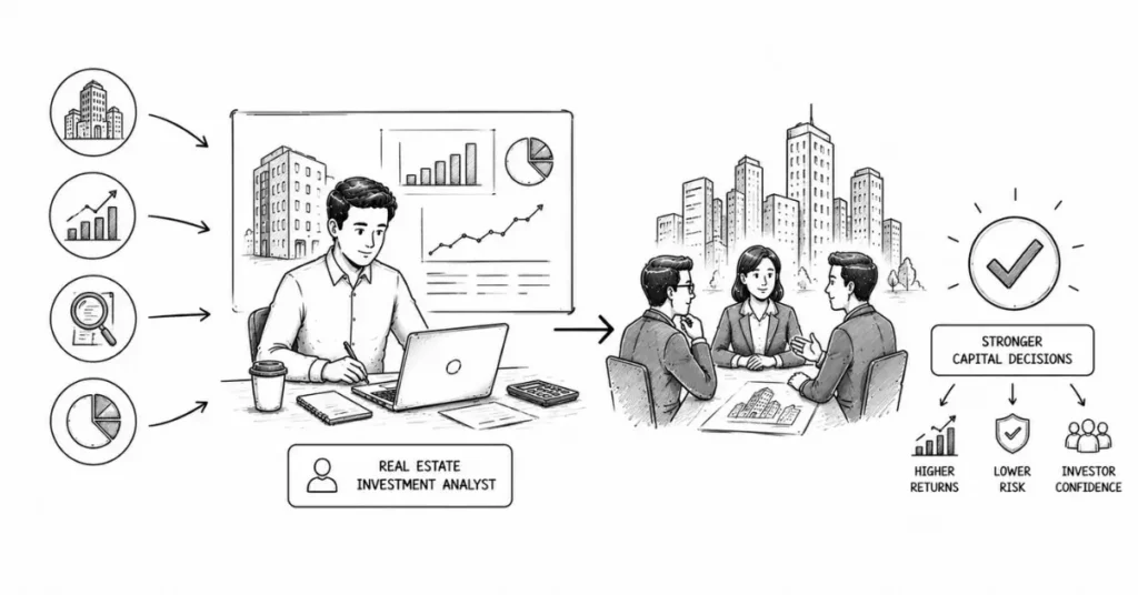 real estate investment analyst success | flm | frontlines edutech