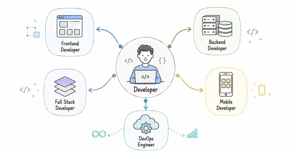 Different e-commerce developer specializations and career options | FLM | FrontlinesEduTech