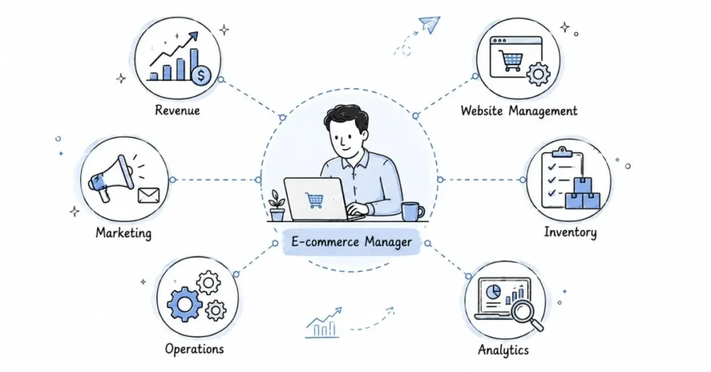 E-commerce management hub with revenue, marketing and analytics | FLM | FrontlinesEduTech