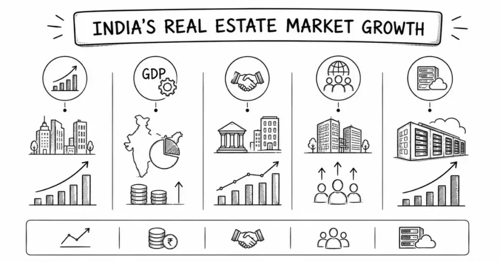 india real estate market growth | flm | frontlines edutech