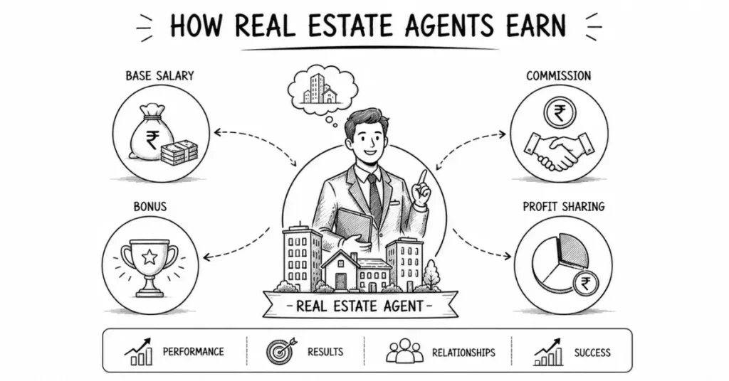 real estate agent compensation | flm | frontlines edutech