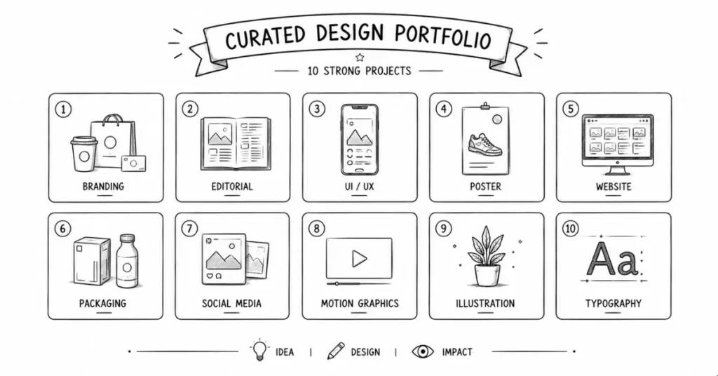 strong graphic design portfolio