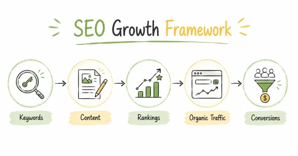 SEO process for increasing organic traffic and conversions | FLM | FrontlinesEduTech