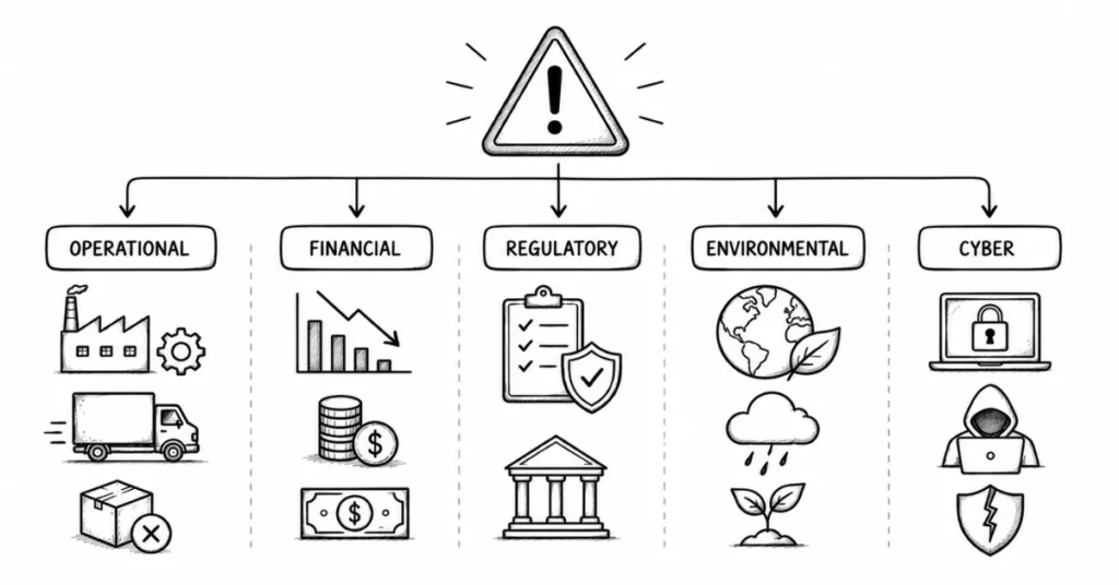 supply chain risk categories | flm | frontlines edutech